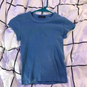 Brandy Melville one size cute blue t shirt